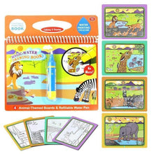 Load image into Gallery viewer, 8 styles Magic Water Coloring and Drawing Book

