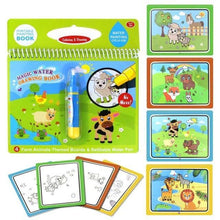 Load image into Gallery viewer, 8 styles Magic Water Coloring and Drawing Book
