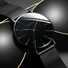 Load image into Gallery viewer, Geneva Minimalist Watch Men Ultra Thin Stainless Steel
