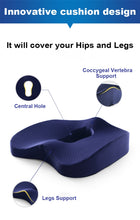 Load image into Gallery viewer, Memory Foam Seat Cushion Orthopedic Pillow Office Chair Cushion Support
