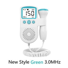 Load image into Gallery viewer, Doppler Fetal Heart rate Monitor Home Pregnancy Baby Fetal Sound Heart Rate Detector LCD Display No Radiation
