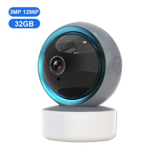 Load image into Gallery viewer, Electronic Baby Monitor with Camera Wifi 3MP HD Cry Babies Nanny Camera Two Way Audio IR Night Vision Baby Sleeping IP Camera
