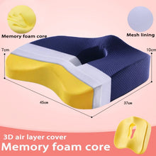 Load image into Gallery viewer, Memory Foam Seat Cushion Orthopedic Pillow Office Chair Cushion Support
