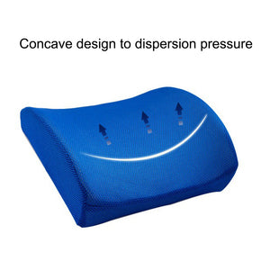 Soft Memory Foam Lumber Support Back Massager Pillow