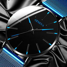 Load image into Gallery viewer, Geneva Minimalist Watch Men Ultra Thin Stainless Steel

