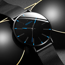 Load image into Gallery viewer, Geneva Minimalist Watch Men Ultra Thin Stainless Steel
