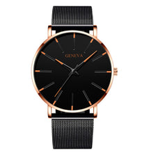 Load image into Gallery viewer, Geneva Minimalist Watch Men Ultra Thin Stainless Steel
