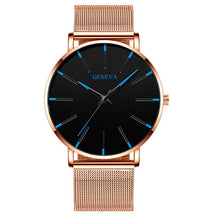 Load image into Gallery viewer, Geneva Minimalist Watch Men Ultra Thin Stainless Steel
