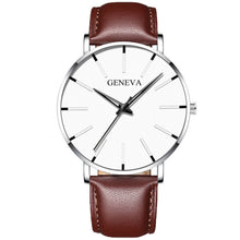 Load image into Gallery viewer, Geneva Minimalist Watch Men Ultra Thin Stainless Steel
