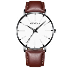 Load image into Gallery viewer, Geneva Minimalist Watch Men Ultra Thin Stainless Steel
