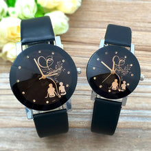Load image into Gallery viewer, Romantic Wristwatch for Couples, Lovers, Students, Leather, Analog Dial, Quartz - Gift for HIM/HER
