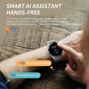 Men Smart Watch HW28 NFC Voice Assistant, Bluetooth Call, Android/iOS