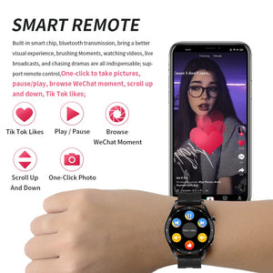 Men Smart Watch HW28 NFC Voice Assistant, Bluetooth Call, Android/iOS